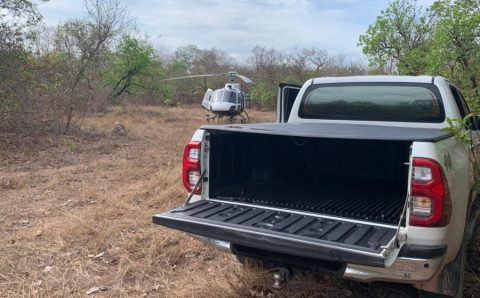 Com auxílio do Vigia Mais MT, Ciopaer recupera caminhonete furtada em Cuiabá