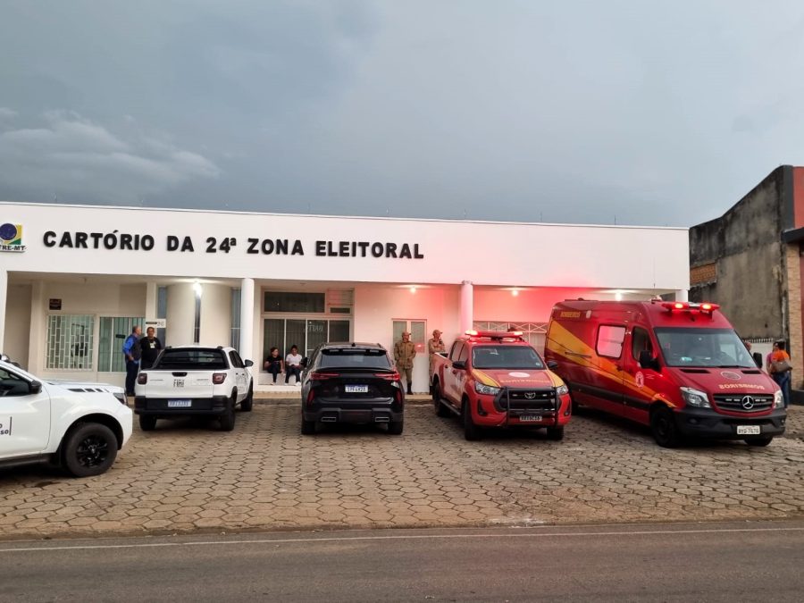 Corpo de Bombeiros atende ocorrências de mal súbito e incêndio em zonas eleitorai