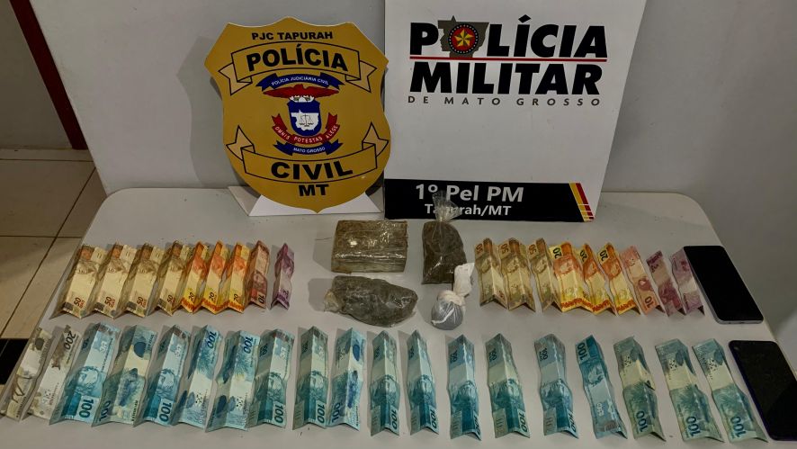 Ação integrada entre Polícia Civil e Polícia Militar prende casal de traficante