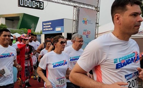 MT:  2ª CORRIDA DA EDUCAÇÃO:  Servidores da Seduc e estudantes celebram saúde e bem-estar em corrida de rua