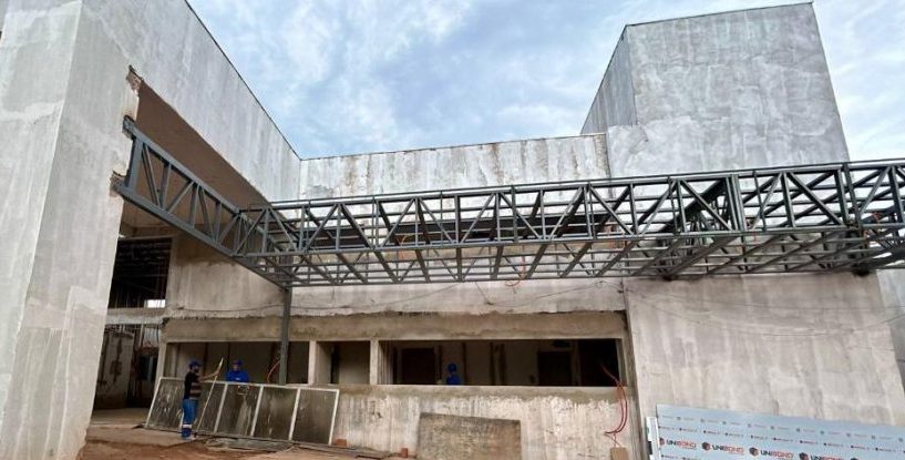 Obras de construção da nova sede do Cermac e MT Hemocentro chegam a 45% de execução