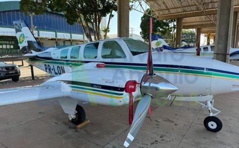 Sesp abre prazo para visitação de aeronave do Ciopaer que será leiloada