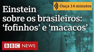 No Brasil, Albert Einstein disse que brasileiros eram ‘fofinhos’ e comparou povo a ‘macacos’