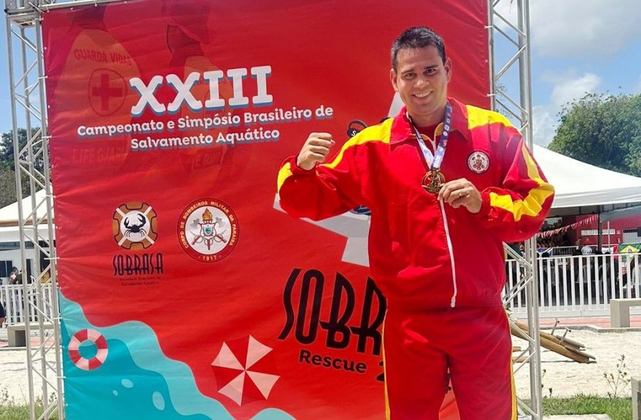 Corpo de Bombeiros conquista medalha inédita em competição nacional de salvamento aquático 