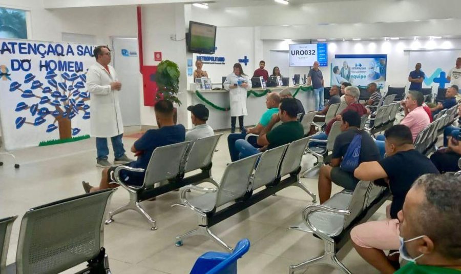 MT:  Saúde do Homem:  Hospital Metropolitano realizou 65 atendimentos preventivos ao câncer de prostata em mutirão