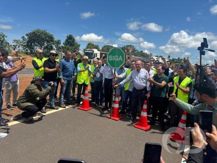 MT:  Ministro do STF participa de entrega 100 km da BR-163 em Diamantino