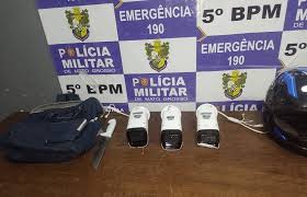 Polícia Militar prende quadrilha por furto de câmeras do Vigia Mais MT em Rondonópolis